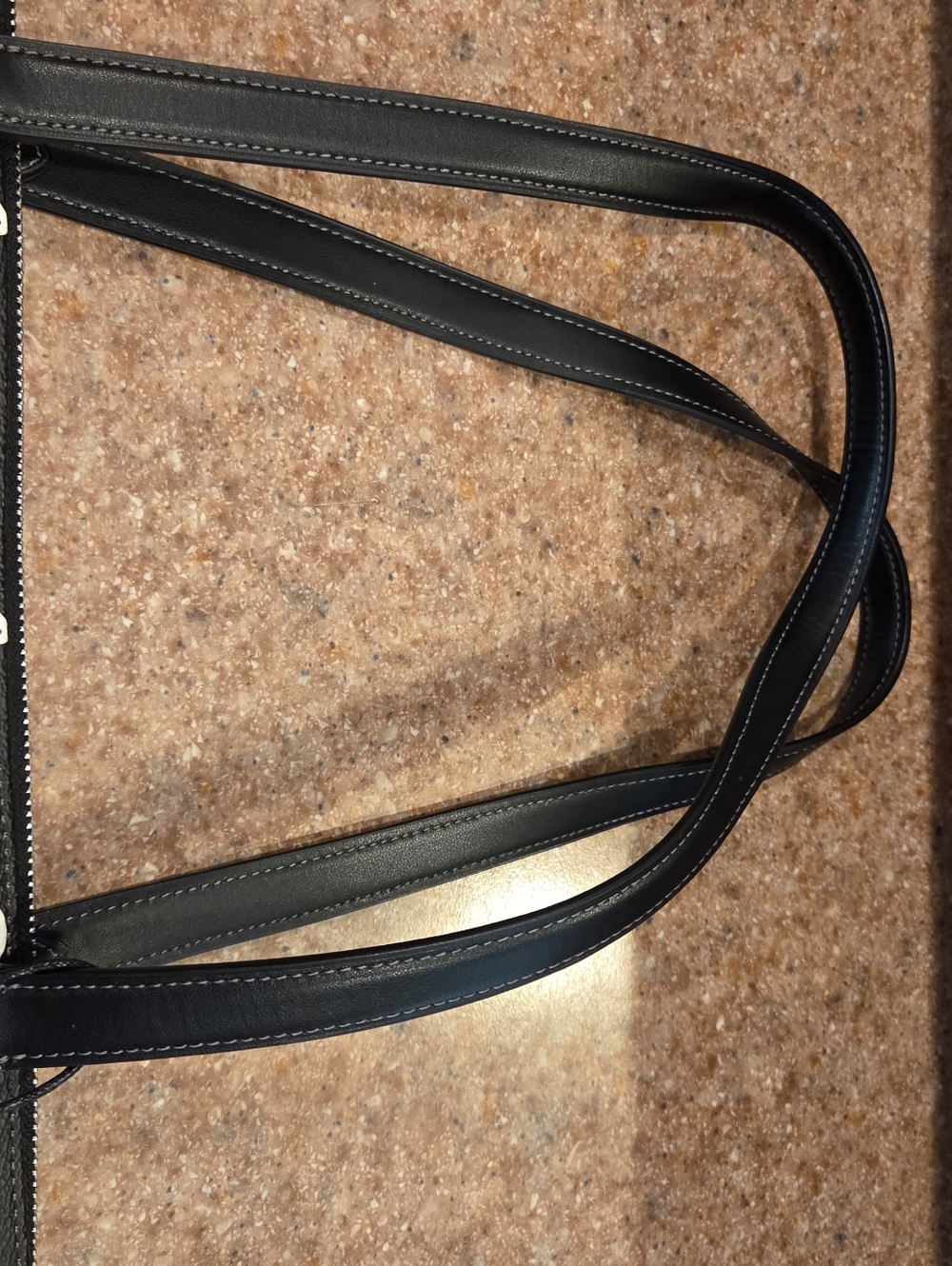 NWT Coach Black Heart Print Tote - Picture 3 of 9